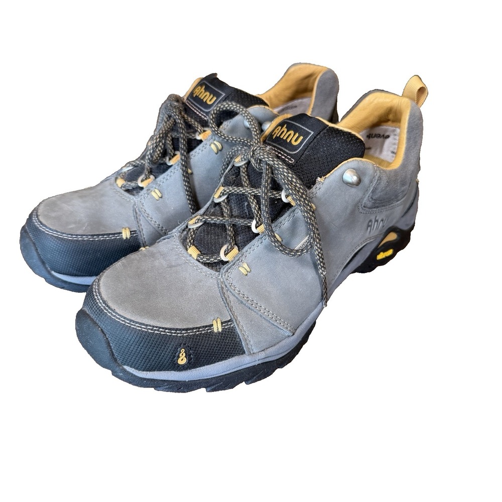 Anhu Event Leather Waterproof Hiking Shoe Womens 9.5 Vibram Sole
